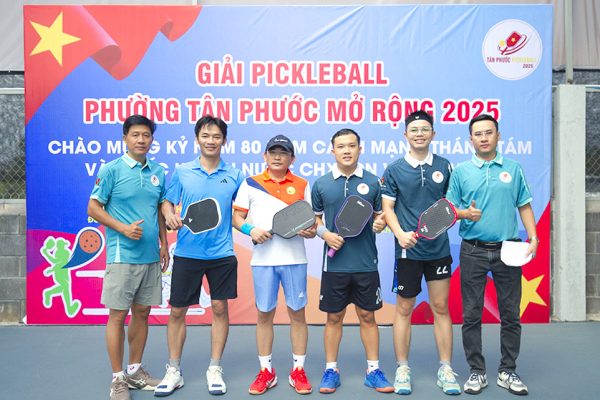 Giải Pickleball phường Tân Phước mở rộng năm 2025